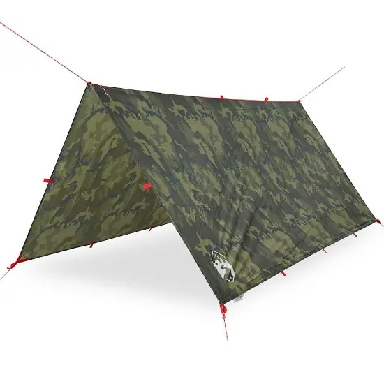 vidaXL Camping Tarp Camouflage