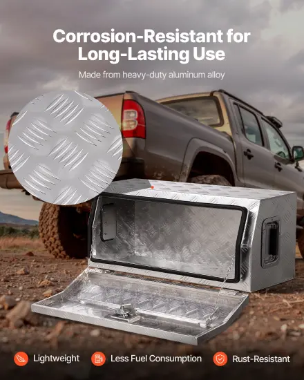 VEVOR Heavy Duty Aluminum Truck Bed Tool Box