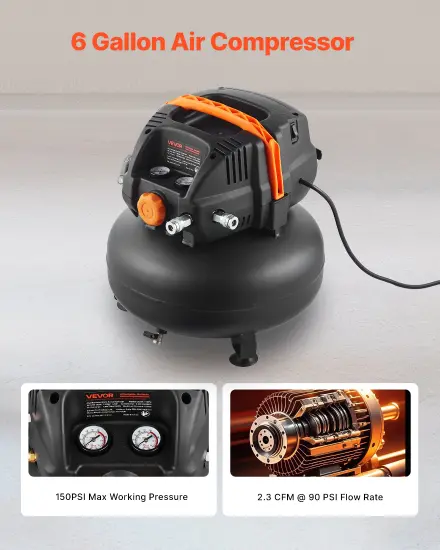 VEVOR 6 Gallon Air Compressor