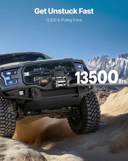 VEVOR Electric Winch - 13500 lbs